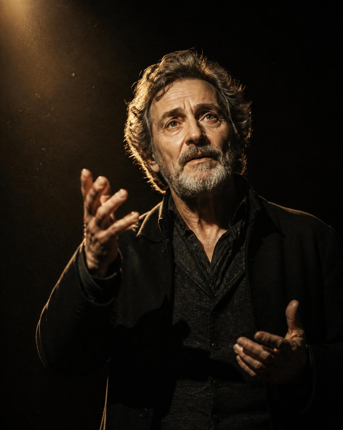Antonio Ortuño en escena